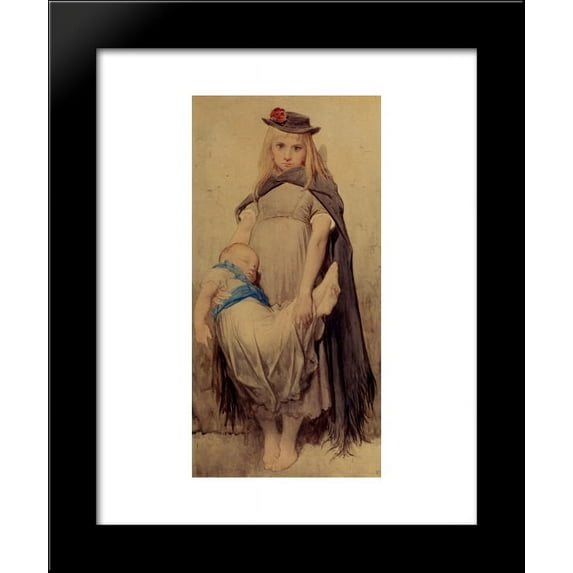 Young Beggar 20x24 Framed Art Print by Gustave Dore