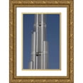 thumbnail image 1 of Young, Bill 11x14 Gold Ornate Wood Framed with Double Matting Museum Art Print Titled - UAE, Dubai Tall skyscraper under construction, 1 of 4