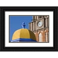 thumbnail image 1 of Young, Bill 14x11 Black Ornate Wood Framed with Double Matting Museum Art Print Titled - Mexico Yellow dome of Church of San Rafael, 1 of 4