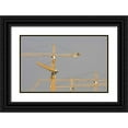 thumbnail image 1 of Young, Bill 24x17 Black Ornate Wood Framed with Double Matting Museum Art Print Titled - UAE, Dubai, Marina Yellow construction cranes, 1 of 4