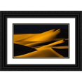 thumbnail image 1 of Young, Bill 32x21 Black Ornate Wood Framed with Double Matting Museum Art Print Titled - Namibia, Namib-Naukluft NP Abstract of sand dune, 1 of 4
