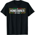thumbnail image 1 of Young Black Homeowner 2024 - New Homeowner Housewarming T-Shirt, 1 of 2