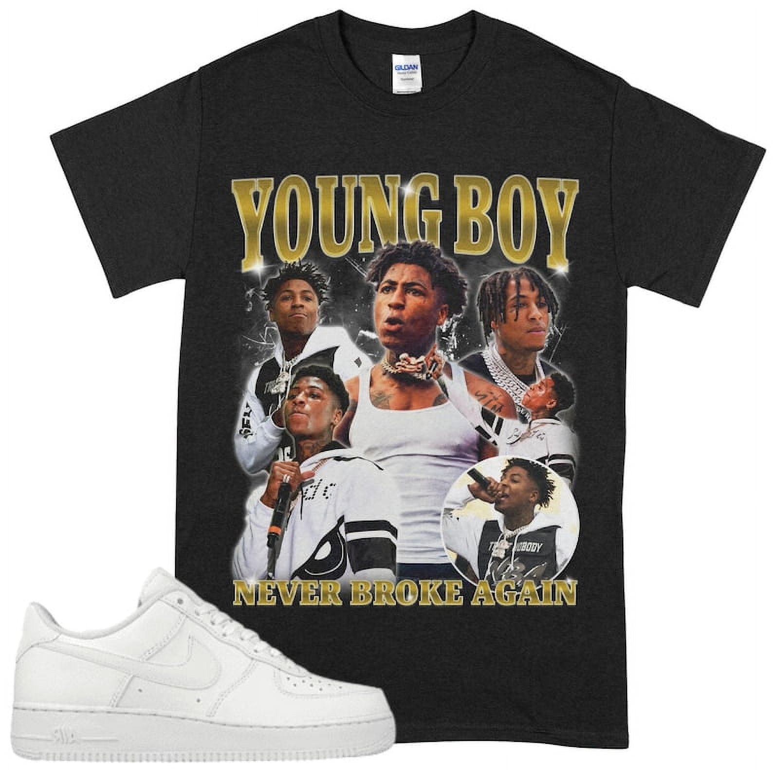 Young Boy Never Broke Again T Shirt Unisex Tee - Walmart.com