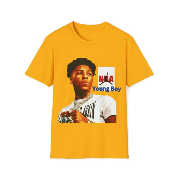 Young Boy Stance Unisex Softstyle T-Shirt