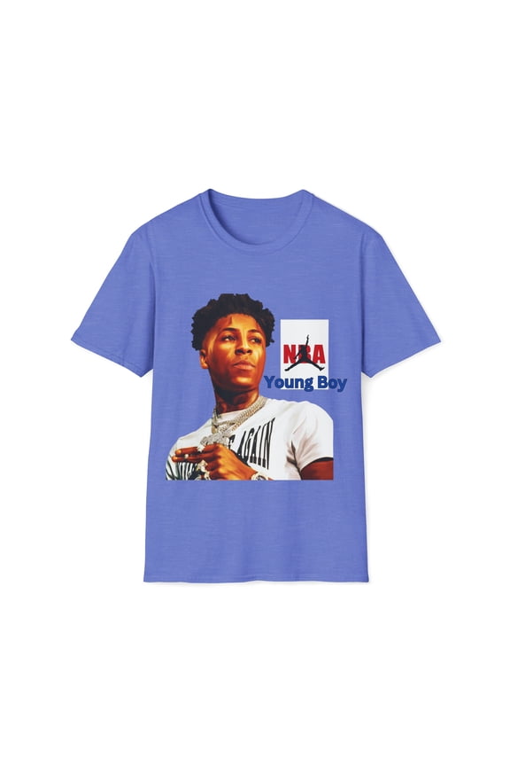 Young Boy Stance Unisex Softstyle T-Shirt