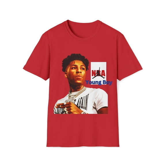 Young Boy Stance Unisex Softstyle T-Shirt