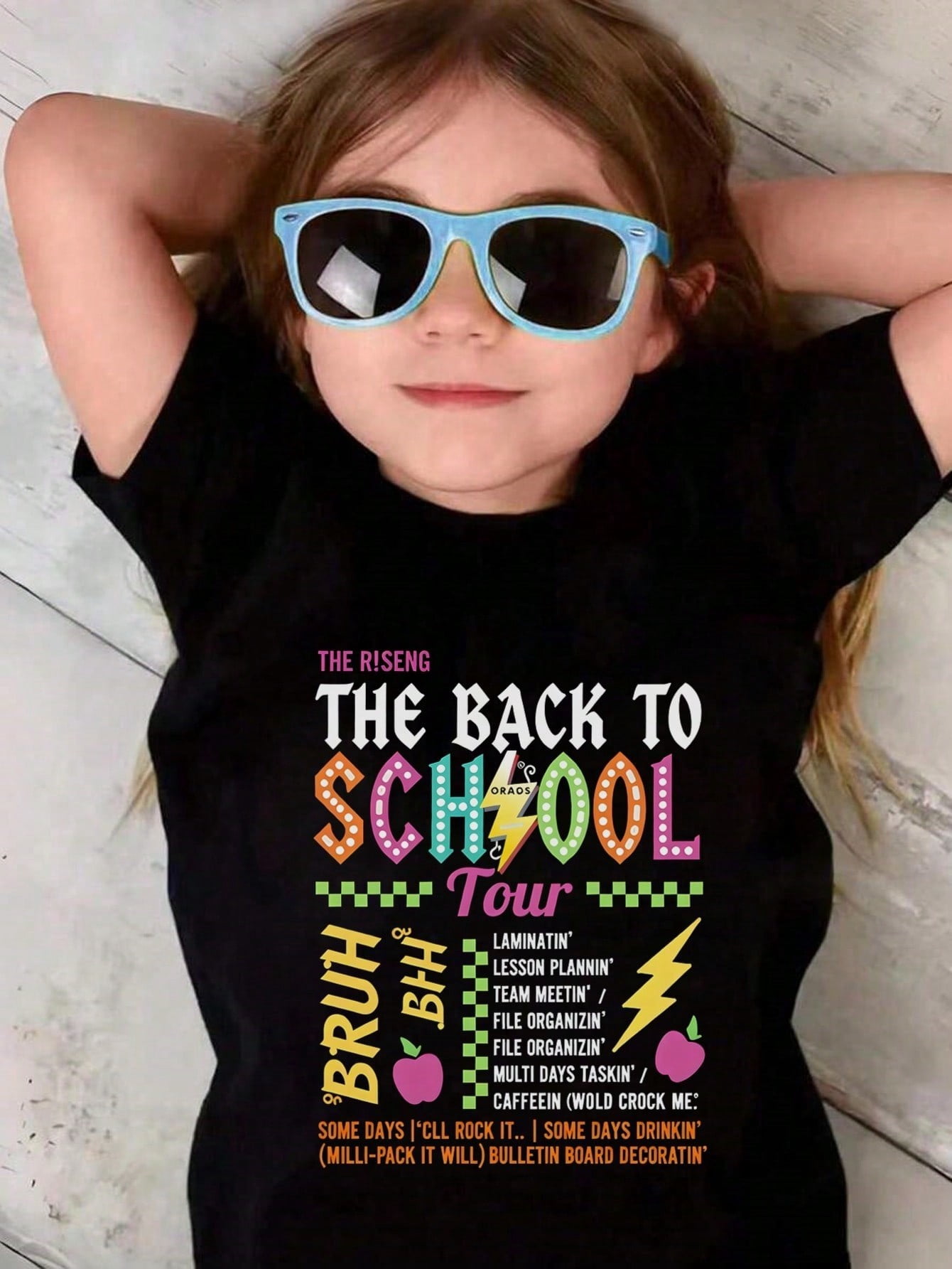 Young Boy's/Girls "School Humor Cotton Graphic Tees, Back To School ...