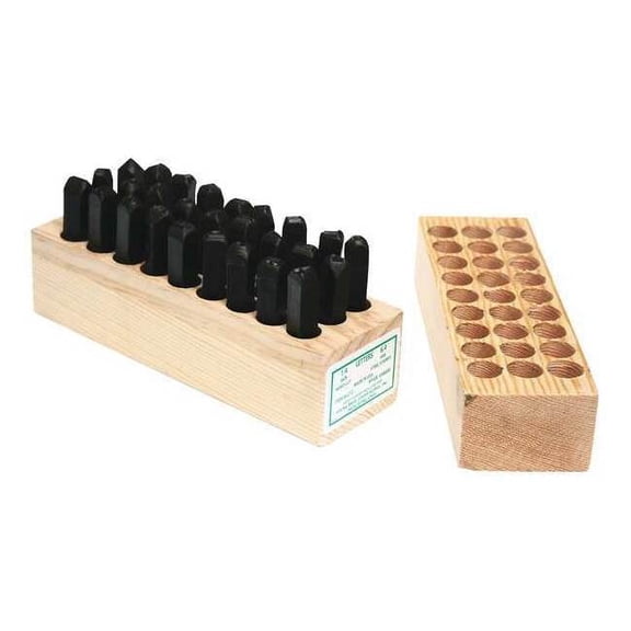 Young Bros Stamp Works Hand Stamp Kit, Letter Set 09272