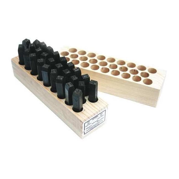 Young Bros Stamp Works Hand Stamp Kit, Letter Set 10273