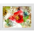 thumbnail image 1 of Young, Chamira 14x12 White Modern Wood Framed Museum Art Print Titled - Floral in Bloom XV, 1 of 4