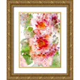 thumbnail image 1 of Young, Chamira 15x18 Gold Ornate Wood Framed with Double Matting Museum Art Print Titled - Floral in Bloom IV, 1 of 4