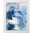 thumbnail image 1 of Young, Chamira 15x18 White Modern Wood Framed Museum Art Print Titled - Swans II, 1 of 4