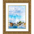 thumbnail image 1 of Young, Chamira 19x24 Gold Ornate Wood Framed with Double Matting Museum Art Print Titled - Boat Trip, 1 of 4