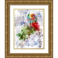 thumbnail image 1 of Young, Chamira 19x24 Gold Ornate Wood Framed with Double Matting Museum Art Print Titled - Rose Colored Candy II, 1 of 4
