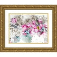 thumbnail image 1 of Young, Chamira 32x25 Gold Ornate Wood Framed with Double Matting Museum Art Print Titled - Floral in Bloom XII, 1 of 4
