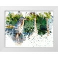 thumbnail image 1 of Young, Chamira 32x25 White Modern Wood Framed Museum Art Print Titled - Heron, 1 of 4