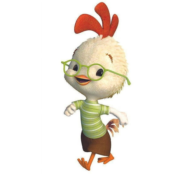 Young Chicken Little Chick Animated Customized Wall Decal - Custom Vinyl Wall Art - Personalized Name - Baby Girls Boys Kids Bedroom Wall Decal Room Decor Wall Stickers Decoration Size (30x15 inch)