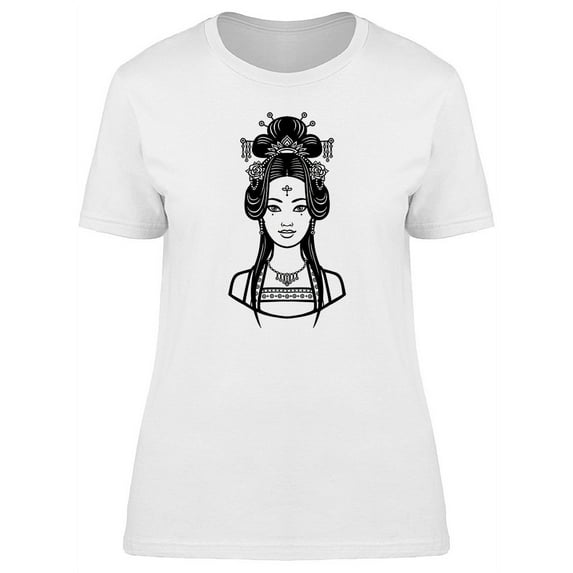 Young Chinese Girl T-Shirt Women -Image by Shutterstock, Female 3X-Large