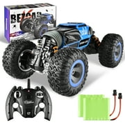 RC Car, Toy Choi's RC Trucks for Kids, 1:14 All Terrains Crawler with Rechargeable Battery, RC Monster Truck for Boys Kids and Adults, Blue