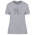 thumbnail image 1 of Young Couple Walking Together T-Shirt Women -Image by Shutterstock, Female x-Large, 1 of 2