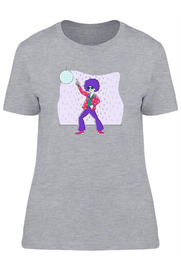 Young Disco Dancer T-Shirt Women -Image by Shutterstock, Female Small