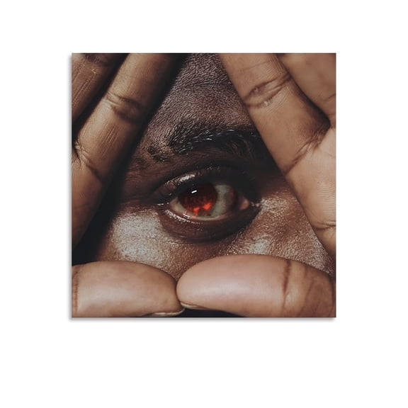 Young Dolph Poster Rapper Hiphop Music Album Cover Canvas Art Poster-PAPER ROUTE ILLUMINATi Poster Decorative Painting Canvas Wall Art Living Room Posters Bedroom Painting 12x12inch(30x30cm)