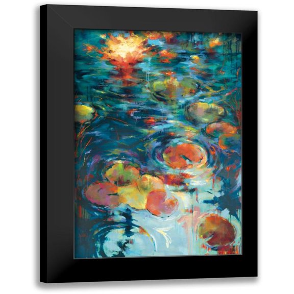 Young, Donna 11x14 Black Modern Framed Museum Art Print Titled - Dancing on Water