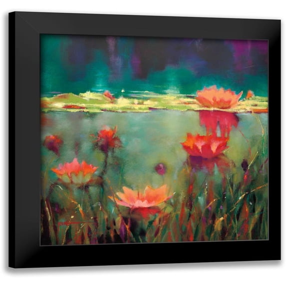 Young, Donna 12x12 Black Modern Framed Museum Art Print Titled - Nightfall