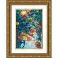 thumbnail image 1 of Young, Donna 23x32 Gold Ornate Wood Framed with Double Matting Museum Art Print Titled - Dancing on Water, 1 of 4