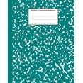 thumbnail image 1 of Young Dreamers Press Wide Ruled Marbled Composition Notebook, 75" x 925", Teal Marble, 100 Sheetss, 1 of 1