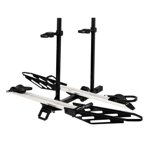 Young Electric Aluminum 200lb Bike Rack 2" Hitch 5" Fat Tire Support, for Trucks/SUVs/RV