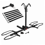 Young Electric Ebike Rack, 200lb Capacity, Alloy Steel Hitch Mount, Fits 5-Inch Fat Tire Bikes, 2-Inch Receiver