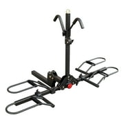 Young Electric Bike Rack 200lb Capacity Alloy Steel Hitch Mount Style for Cars Trucks SUVs RV, fits Bikes with up to 5-inch Fat Tire Carrier Rack, with 2'' Receiver
