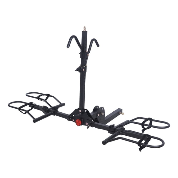 Young Electric Ebike Rack, 200lb Capacity, Alloy Steel Hitch Mount, Fits 5-Inch Fat Tire Bikes, 2-Inch Receiver
