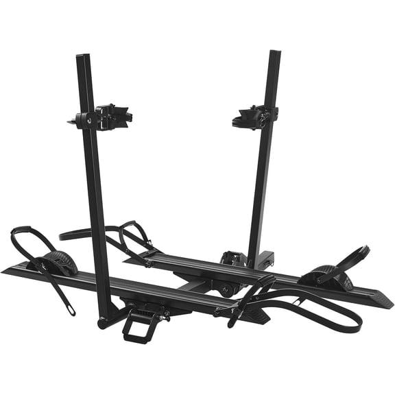 Young Electric E-Bike Hitch Mount Rack, 200 lbs Capacity, Anti-Falloff 360 Degree Swirl Structure, 2 Bike Rack