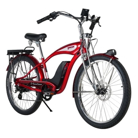 Young Electric E-Classic Cruiser Ebike - 58mi Range, 500W Motor, 26" Tires, 310 lbs