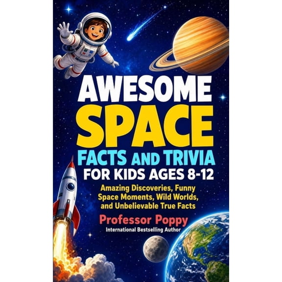 Young Explorer Awesome Space Facts and Trivia for Kids Ages 8-12: Amazing Discoveries, Funny Space Moments, Wild Worlds, and Unbelievab, (Paperback)