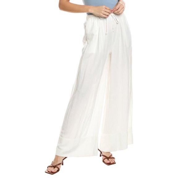 Young Fabulous & Broke womens Hilo Linen-Blend Pant, s, White