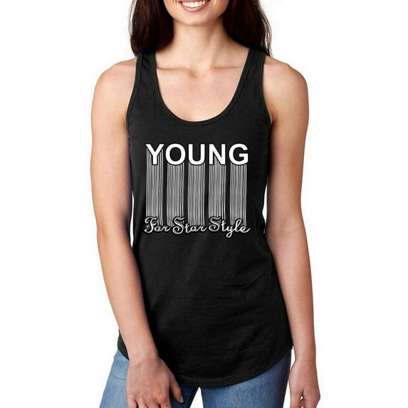 Young For Star Style Racerback Tank Women -Image by Shutterstock, Female XX-Large