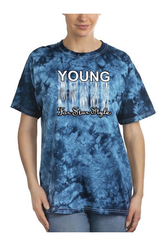 Young For Star Style  Tie Dye Crystal Women -Image by Shutterstock, Female Large
