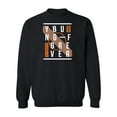 thumbnail image 1 of Young Forever Quote Sweatshirt Men -Image by Shutterstock, Male Small, 1 of 4