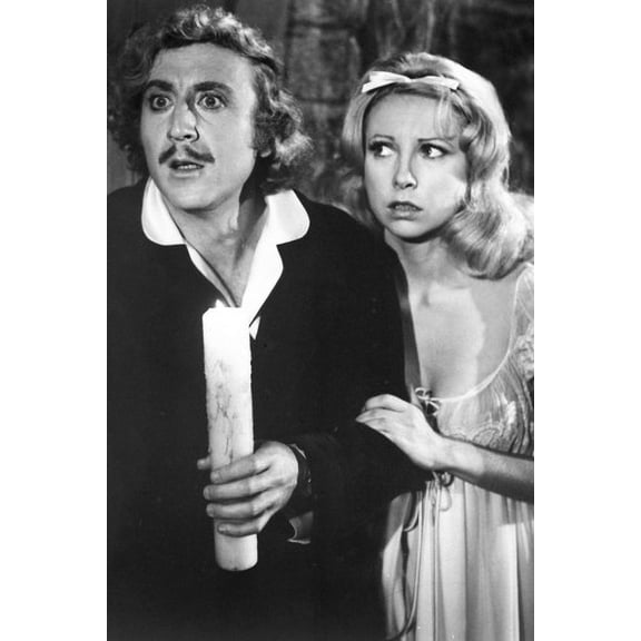 Young Frankenstein B&W Gene Wilder Teri Garr 24X36 Poster