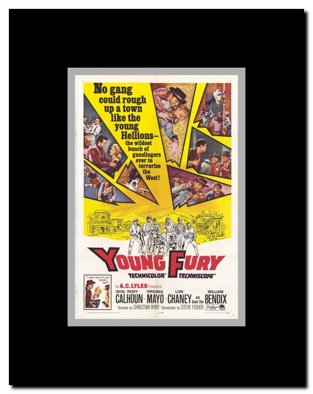 Young Fury Framed Movie Poster