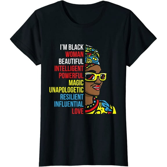 Young Gifted & Black African American Black History Month T-Shirt