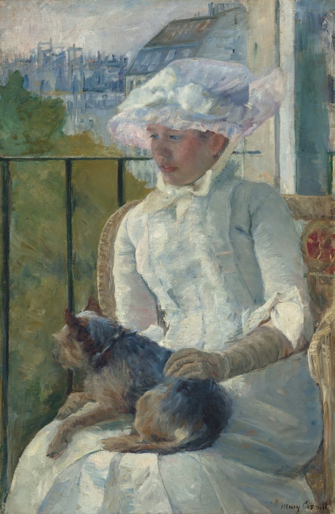 Young Girl At A Window Canvas Art - (24 x 36)