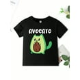 thumbnail image 1 of Young Girl Cute & Fashionable Cartoon Slogan Print Casual Round Neck T-Shirt For Summer, Casual Sporty Tee, Summer Gifts, 1 of 7