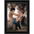 thumbnail image 1 of Young Girl Defending herself against Cupid 19x24 Black Ornate Wood Framed Canvas Art by Bouguereau, William Adolphe, 1 of 2