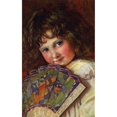 thumbnail image 1 of Young Girl With Fan Poster Print By Mary Evans Picture Librarypeter & Dawn Cope Collection (18 X 24), 1 of 3