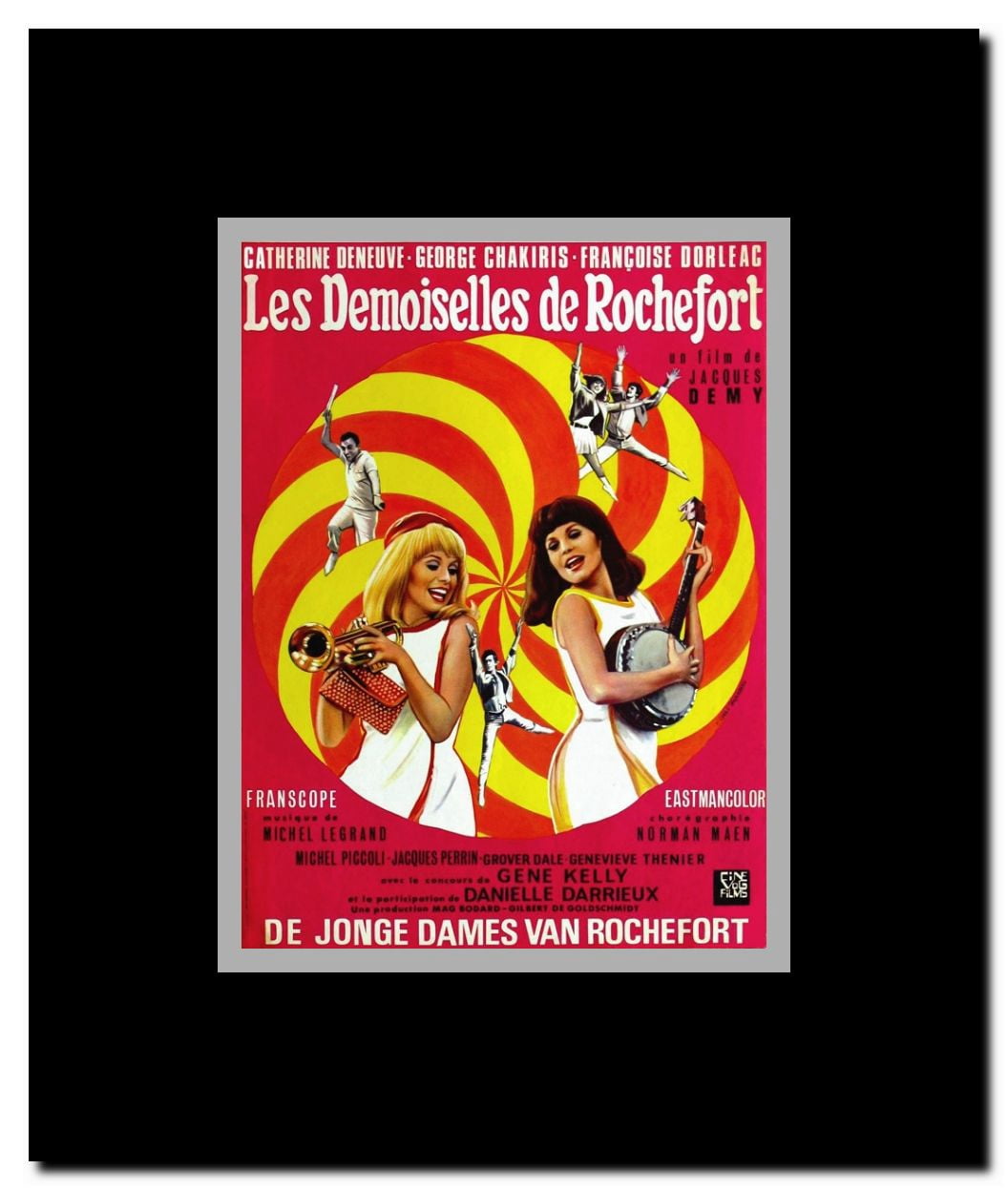 Young Girls of Rochefort The Framed Movie Poster