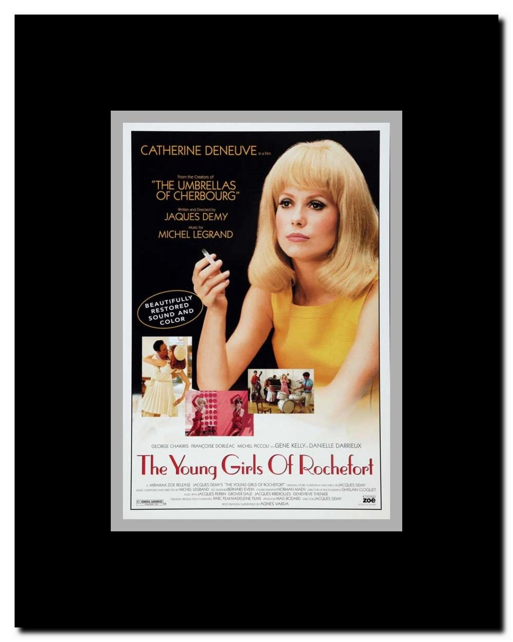 Young Girls of Rochefort The Framed Movie Poster